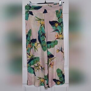 Jessica Simpson Floral Print Wide Leg Pants Size S